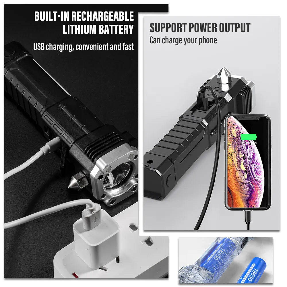 WRADER Safety LED Flashlight